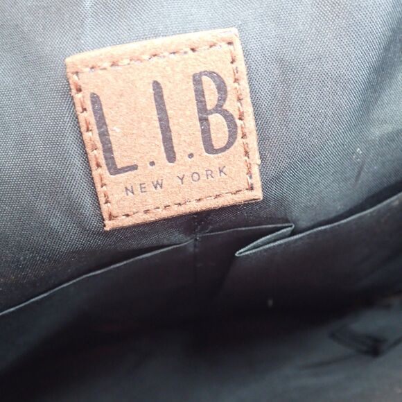 LIB New York Plaid Print Wristlet Small Zip Purse Green Tan Red - Picture 3 of 5